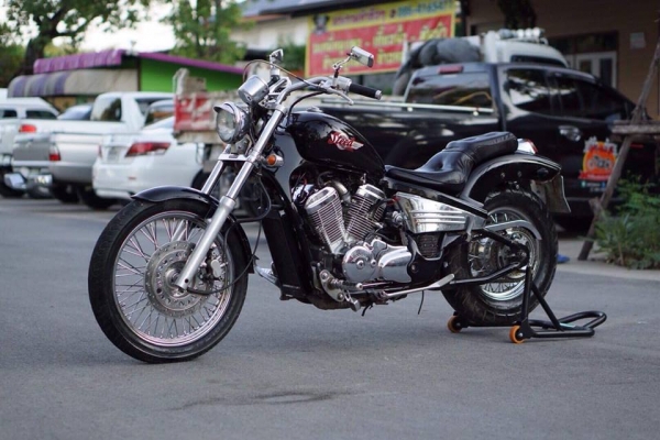 ร้านวุฒิ นนบุรีขาย HONDA STEED400cc. รถสวยเดิมๆคับ