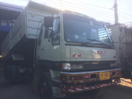 Hino sumo 227 หัวไฮเทค กะบะดัมพ์สามมิตร เครื่องเดิม เกียร์เดิม มีระบบลากลูก ทะเบียนพร้อม
