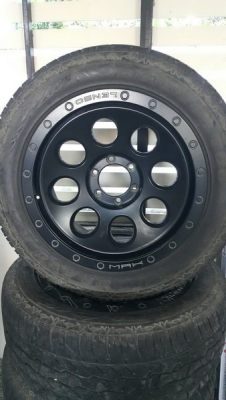 ขายล้อแม็กLenso ขอบ 20" พร้อมยางยกชุดไปเลย