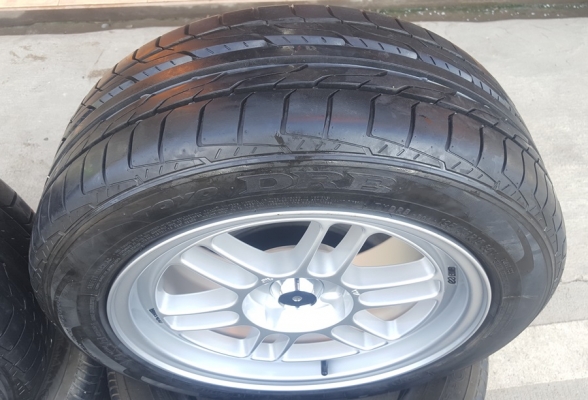 ล้อใหม่15 Rpf1 4รู100 ยางเปอร์เช็น195/55/15  4 ล้อ