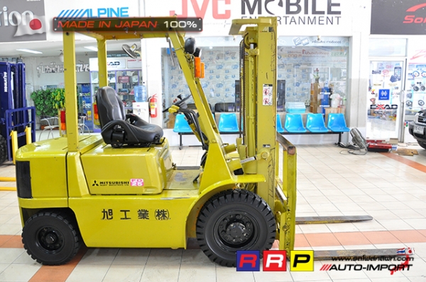 ขายรถโฟล์คลิฟท์มือสอง MITSUBISHI รุ่น FD25-F18A-54834 นำเข้าจากประเทศญี่ปุ่น 100\% ไม่เคยใช้งานในไทย