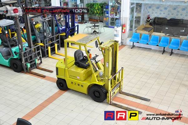 ขายรถโฟล์คลิฟท์มือสอง MITSUBISHI รุ่น FD25-F18A-54834 นำเข้าจากประเทศญี่ปุ่น 100\% ไม่เคยใช้งานในไทย