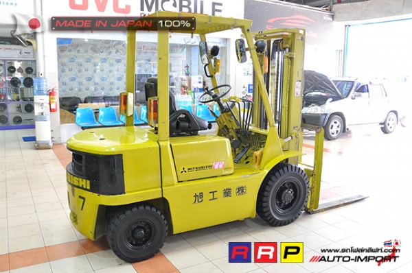 ขายรถโฟล์คลิฟท์มือสอง MITSUBISHI รุ่น FD25-F18A-54834 นำเข้าจากประเทศญี่ปุ่น 100\% ไม่เคยใช้งานในไทย
