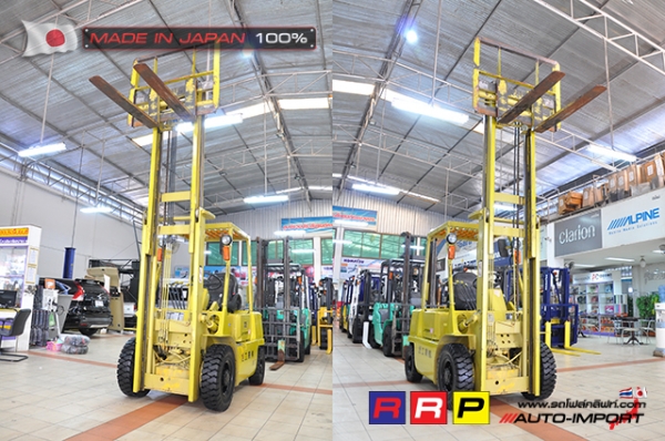 ขายรถโฟล์คลิฟท์มือสอง MITSUBISHI รุ่น FD25-F18A-54834 นำเข้าจากประเทศญี่ปุ่น 100\% ไม่เคยใช้งานในไทย