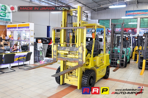 ขายรถโฟล์คลิฟท์มือสอง MITSUBISHI รุ่น FD25-F18A-54834 นำเข้าจากประเทศญี่ปุ่น 100\% ไม่เคยใช้งานในไทย