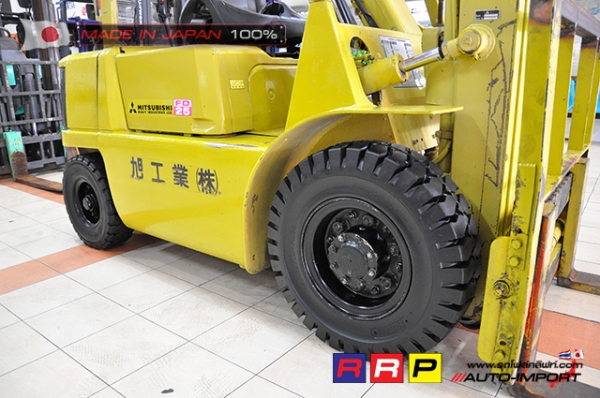ขายรถโฟล์คลิฟท์มือสอง MITSUBISHI รุ่น FD25-F18A-54834 นำเข้าจากประเทศญี่ปุ่น 100\% ไม่เคยใช้งานในไทย