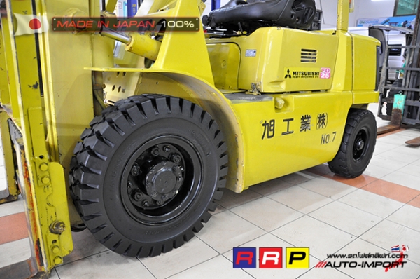 ขายรถโฟล์คลิฟท์มือสอง MITSUBISHI รุ่น FD25-F18A-54834 นำเข้าจากประเทศญี่ปุ่น 100\% ไม่เคยใช้งานในไทย