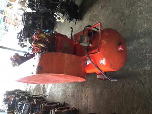 ขายปั๊มลมเก่าญี่ปุ่น ยี่ห้อ EARTH FUJI (ฟูจิ) ขนาดถัง317ลิตร 7.5แรงม้า