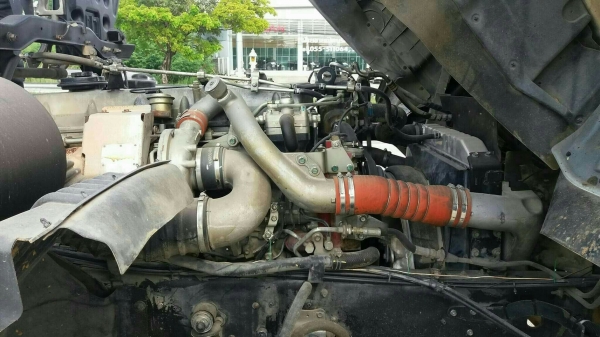 Hino 380 แรง ปี 56 แม่เดี่ยวดัมพ์สามมิตร มีระบบลากพ่วง พร้อมใช้งาน