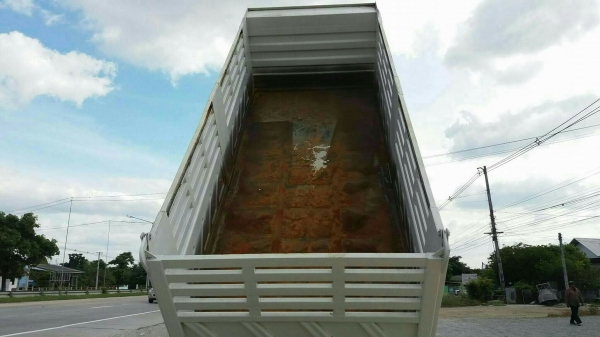 Hino 380 แรง ปี 56 แม่เดี่ยวดัมพ์สามมิตร มีระบบลากพ่วง พร้อมใช้งาน