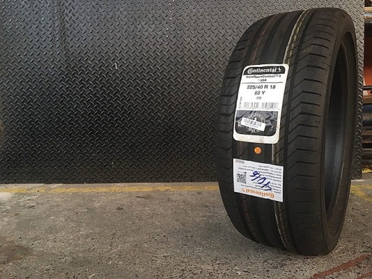 CONTINENTAL ContiSportContact 5 * SSR 225/40R18 เส้นละ 6,800 บาท