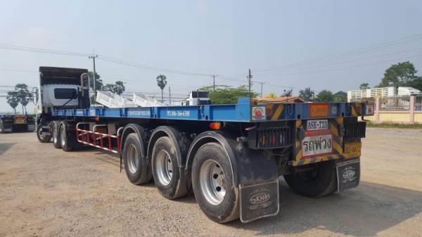 ขาย หัวลาก ISUZU 360 แรงม้า ปี 56 พร้อมหางพ่วงพื้นเรียบ 3 เพลา ปี 58 สภาพสวยพร้อมใช้งาน พร้อมแยกขายห