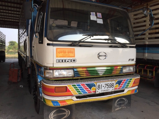 พ่วง 20 ล้อ HINO 3M ปี 38 วางเครื่อง P11C กระบะมิเนียมคอกเกษตร  - ดั้ม มี 2 พ่วง สภาพพร้อมใช้ พร้อมโอน