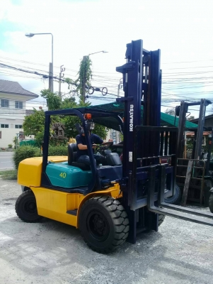 +++ ขายโฟล์คลิฟท์ KOMATSU FD40-7 ขนาด 4 ตัน เครื่องยนต์ดีเซล เสา 4.5 เมตร เกียร์ออโตเมติค งาสไลด์ซ้าย + ขวา ยางตัน +++ ขายโฟล์คลิฟท์ KOMATSU FD40-7 ขนาด 4 ตัน เครื่องยนต์ดีเซล เสา 4.5 เมตร เกียร์ออโตเมติค งาสไลด์ซ้าย + ขวา ยางตัน