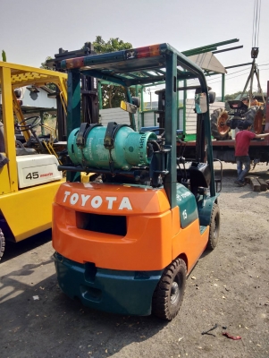 +++ ขายโฟล์คลิฟท์  TOYOTA 7FG15  ขนาด  1.5  ตัน  เครื่องยนต์เบนซิน แก๊ส  เสา  3  เมตร  เกียร์ธรรมดา  ยางลม