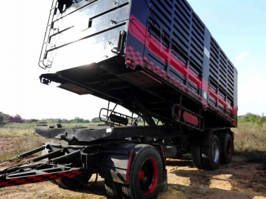 Hino mega 344 แรง ปี 58 แม่ลูกดัมพ์คอกเกษตรอู่ซีทีทรัค ไมล์ 18x,xxx น้ำหนักบรรทุก 30.2 kg พร้อมใช้งาน