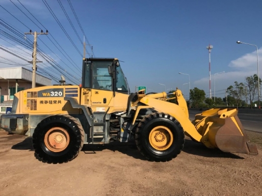 ขายรถตักล้อยาง KOMATSU WA320-5 ปี 2008 รถนอกนำเข้าเองจากญี่ปุ่น สภาพสวยพร้อมใช้งาน ขายรถตักล้อยาง KOMATSU WA320-5 ปี 2008 รถนอกนำเข้าเองจากญี่ปุ่น สภาพสวยพร้อมใช้งาน