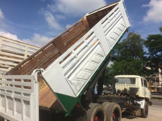 HINO 227 EM100-220แรง สองเพลาดั้ม เครื่องเดิม เกียร์เดิม สโลเดิม