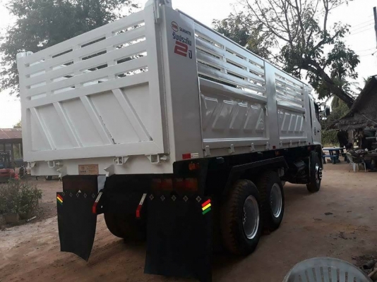 Hino 320 แรง ปี 49 แม่เดี่ยวกระบะดัมพ์สามมิตร ทะเบียนพร้อม