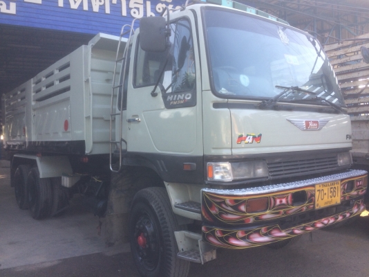 Hino sumo 227 หัวไฮเทค กะบะดัมพ์สามมิตร เครื่องเดิม เกียร์เดิม มีระบบลากลูก ทะเบียนพร้อม