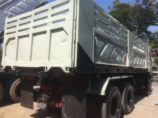 Hino sumo 227 หัวไฮเทค กะบะดัมพ์สามมิตร เครื่องเดิม เกียร์เดิม มีระบบลากลูก ทะเบียนพร้อม