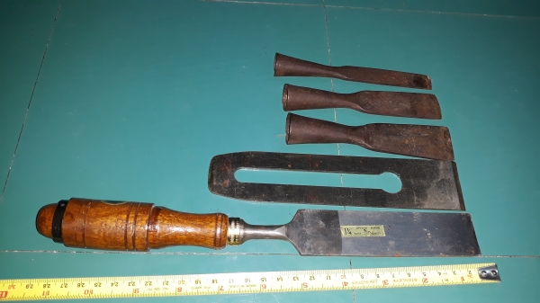ขายชุดสิ่วขนาด1 1/4&quot;และใบกบSTANLEY 1 1/2&quot;