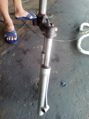 โช้คหน้าและแผงคอ wave 100