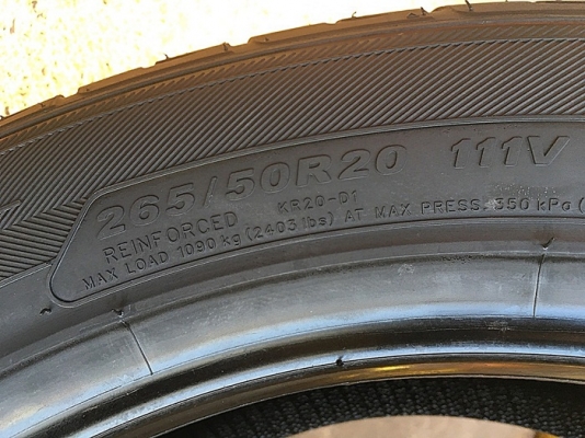 KENDA KR20 265/50R20 ราคาเส้นละ 2,900 บาท KENDA KR20 265/50R20 ราคาเส้นละ 2,900 บาท