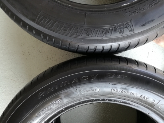 ขายยาง Michelin 195/60/15 ปี14