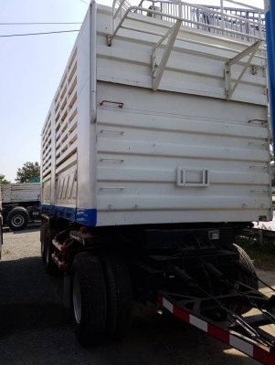 าย HINO 360 พ่วงแม่ลูก กระบะเหล็กดั๊มคอกเกษตร อู่ สามมิตร รถปี 54 รถวิ่ง 2 แสนกว่าโล