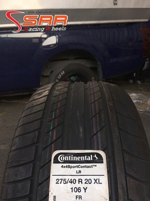 CONTINENTAL 4X4SportContact LR 275/40R20 ราคาเส้นละ 7,500 บาท CONTINENTAL 4X4SportContact LR 275/40R20 ราคาเส้นละ 7,500 บาท