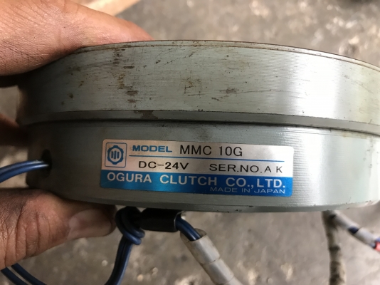 ขายชุดครัชเบรคไฟฟ้า 24VDC Ogura clutch made in Japan สภาพสวย พร้อมใช้งาน