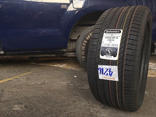 CONTINENTAL ContiSportContact 5 NO 275/45ZR18 เส้นละ 4,900 บาท