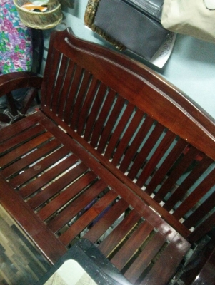 ขายเก้าอี้ไม้ล้อเกวียน