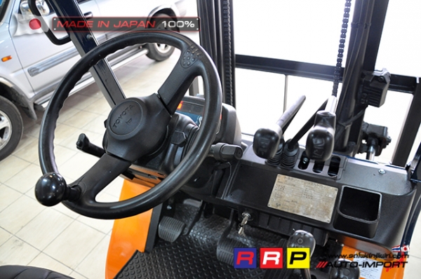 ขายรถโฟล์คลิฟท์มือสอง TOYOTA รุ่น 7FD15-15193 นำเข้าจากประเทศญี่ปุ่น 100\% ไม่เคยใช้งานในไทย