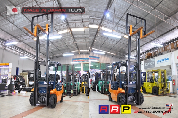 ขายรถโฟล์คลิฟท์มือสอง TOYOTA รุ่น 7FD15-15193 นำเข้าจากประเทศญี่ปุ่น 100\% ไม่เคยใช้งานในไทย