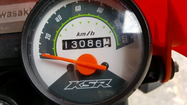 ขออนุญาตขาย KAWASAKI KSR PRO NEW 110 วิ่งน้อย 1X,XXX KM สภาพพร้อมใช้งาน