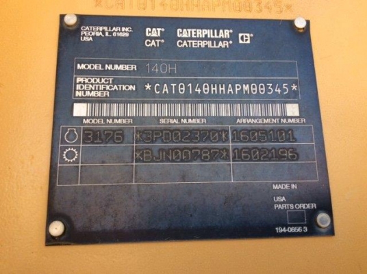Caterpillar 140H พร้อมติดตั้ง scarifier/ripper รถอยู่อเมริกา โทร. 080-6565422 (หนิง)