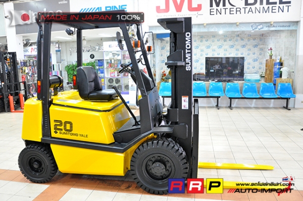 ขายรถโฟล์คลิฟท์มือสอง SUMITOMO รุ่น FD20PVIXA-EC1174-D2F-01555 นำเข้าจากประเทศญี่ปุ่น 100\% ไม่เคยใช้งานในไทย