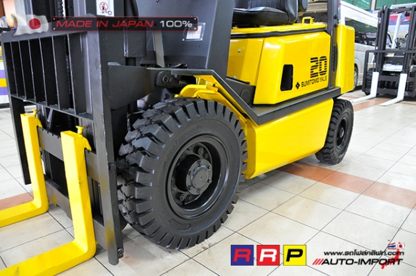 ขายรถโฟล์คลิฟท์มือสอง SUMITOMO รุ่น FD20PVIXA-EC1174-D2F-01555 นำเข้าจากประเทศญี่ปุ่น 100\% ไม่เคยใช้งานในไทย