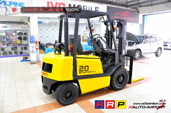 ขายรถโฟล์คลิฟท์มือสอง SUMITOMO รุ่น FD20PVIXA-EC1174-D2F-01555 นำเข้าจากประเทศญี่ปุ่น 100\% ไม่เคยใช้งานในไทย