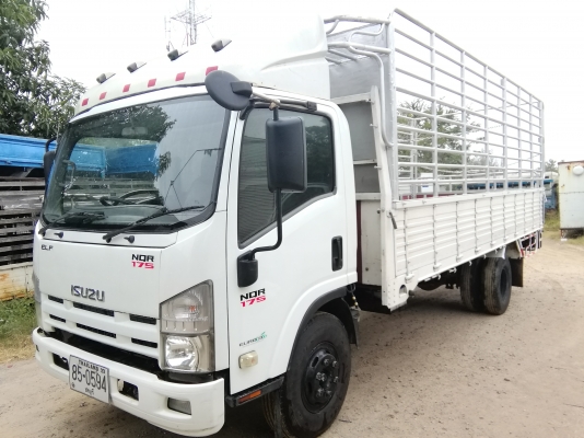 6 ล้อกลาง *EURO3* ISUZU NQR 175 แรงม้า*คอมมอนเรว* ยาว 5.50 ม.* รถสวยเดิม+สวยจริง รถห้างแท้ * มีเล่มพ