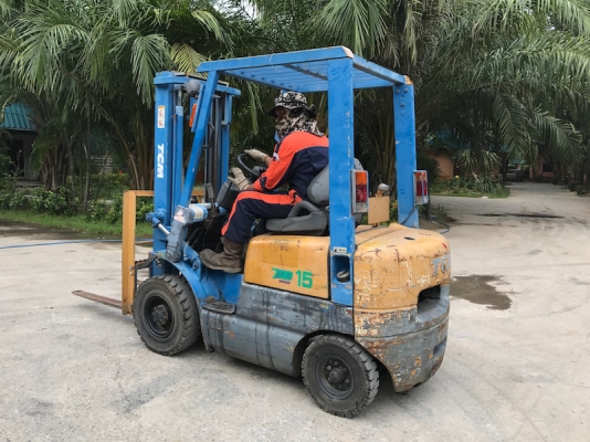 ขายFORKLIFT TCM รุ่นFD15(1.5ตัน)ดีเซล สวยเดิมจากญี่ปุ่น ยังไม่เคยใช้ในไทย 155,000เท่านั้น!!