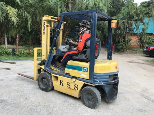 ขายFORKLIFT KOMATSU FG10-15(เสา3เมตร)(1.ตัน) สวยเดิมจากญี่ปุ่น ยังไม่เคยใช้ในไทย 99,000เท่านั้น!!
