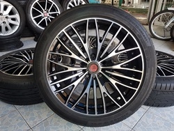 ขายล้อแม็ก Lenso Samurai ( 5/100 , 5/114 )  ขอบ 17 พร้อมยาง 215/45/17 ปี 14