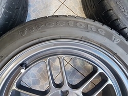 ขายล้อRPF1 ขอบ15x7 ET35 ล้อใหม่ สีกัน 4รู100 แถมยาง\%195/50/15 ปี14