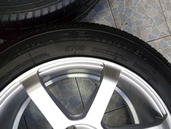 ขายล้อซิ่ง ขอบ15 หน้า 7 ล้อ 4รู100 พร้อมยาง\%185/60/15 ปี13 ขายล้อซิ่ง ขอบ15 หน้า 7 ล้อ 4รู100 พร้อมยาง\%185/60/15 ปี13