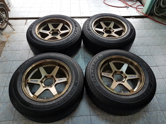 ขายล้อใหม่TE37 ขอบ18  6รู139 พร้อมยาง\% 265/60/18 ปี16 Off ไม่ยื่น