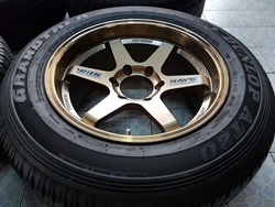 ขายล้อใหม่TE37 ขอบ18  6รู139 พร้อมยาง\% 265/60/18 ปี16 Off ไม่ยื่น