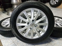 ขายล้อTOYOYA  VIOS (12ก้าน) ขอบ15 4รู100พร้อมยาง185/60/15ปี 15